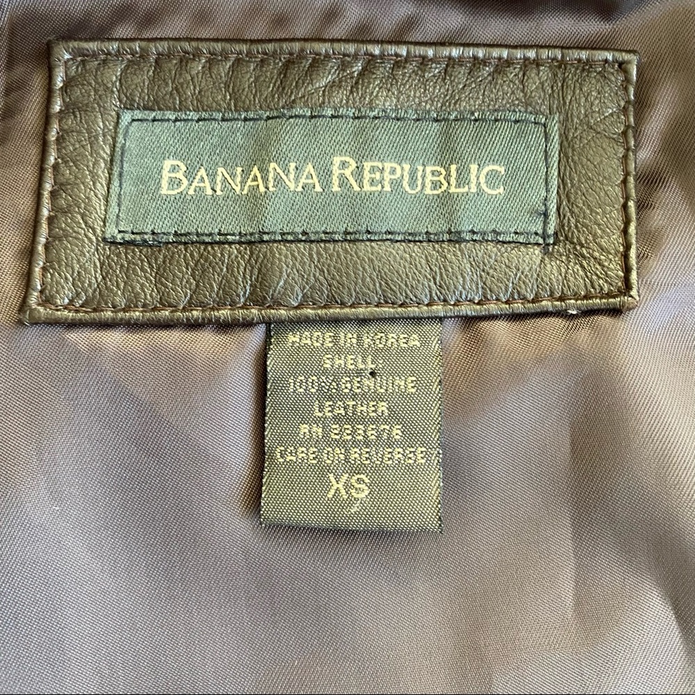 Banana Republic Leather Jacket - Picture 2 of 10